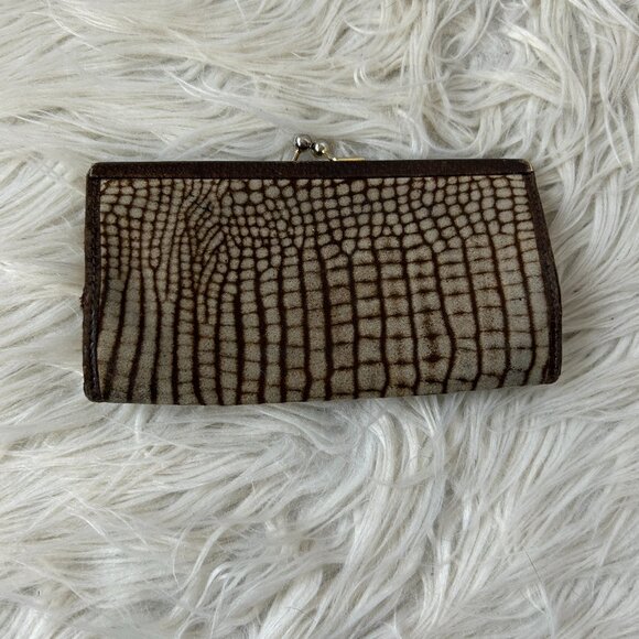 Castioni Kiss Clasp Vintage Wallet Frame Hinge (flaw) - Picture 1 of 5